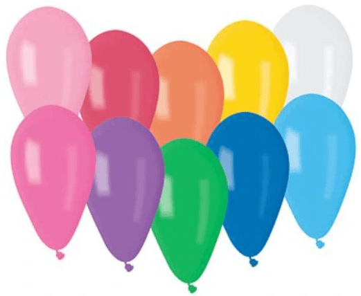 Pastelballoner 15 cm mix