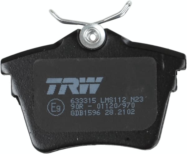 BAKRE BROMSBELÄGG GDB1596 TRW