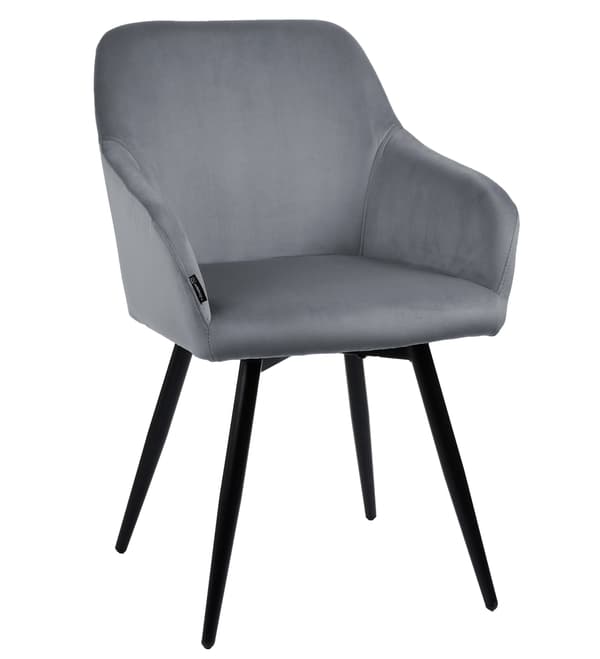 ESMO verhoiltu pyörivä tuoli, velour, harmaa