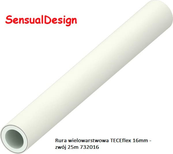 TECEflex monikerrosputki 16 mm (17 x 2,75) - 25 m rulla 732016