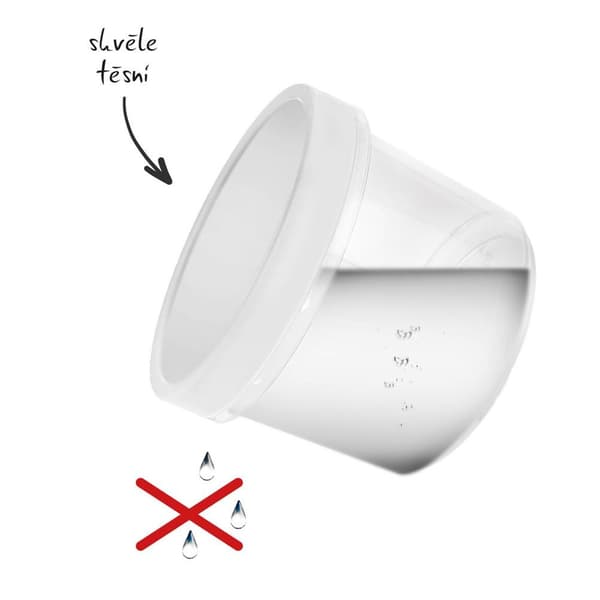 Matbehållare med tät skruvlock för soppa 940 ml