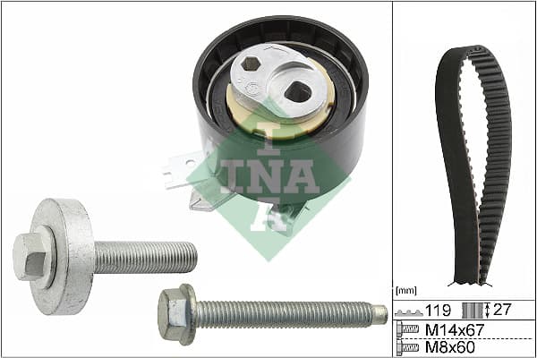 KAMREMSSATS 530060710 INA