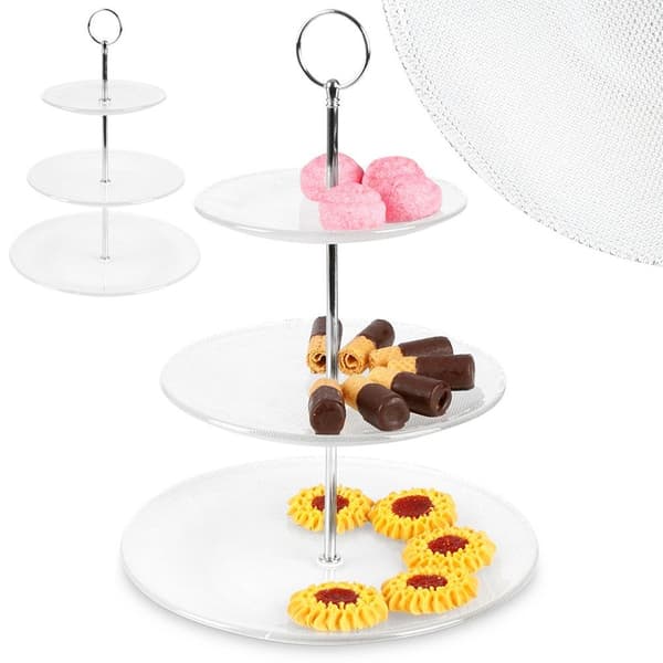 3-skiktat glasfat 33 cm