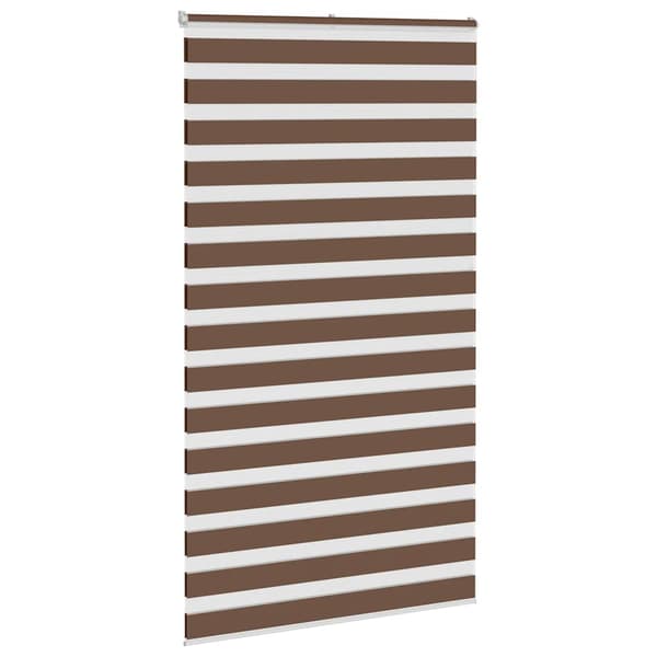 vidaXL Zebra rullegardin, birk, stofbredde 125,9 cm, polyester