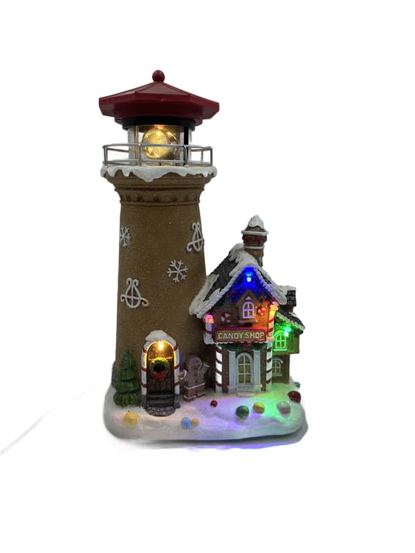 StarryLights Julespilledåse - Tårn med LED-hus