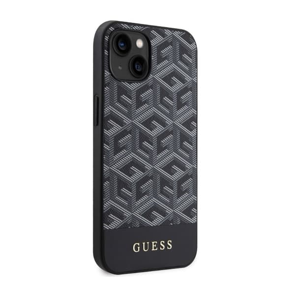 Guess GCube Stripes MagSafe - iPhone 14 Plus cover (sort)
