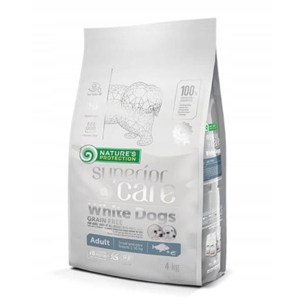 NATURE'S PROTECTION torrfoder för hundar 4 kg spannmålsfritt