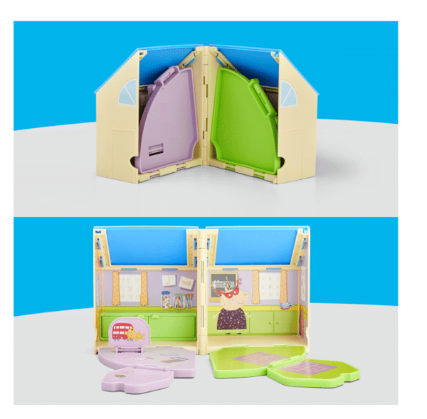Peppa Gris -taiteleva päiväkoti leikkipaikalla - G0530