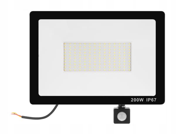LED-projektørlampe 200W PREMIUM BEVÆGELSESSENSOR