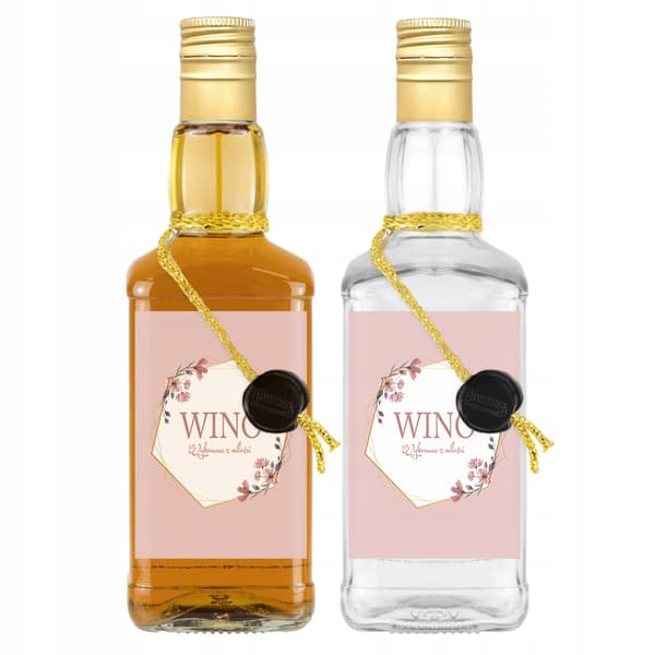 Daniel flaska 500 ml dekorerad för vodka present tinktur vin tillfällig