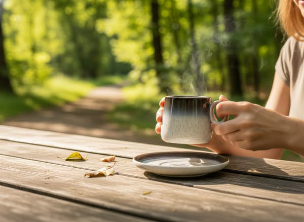 KOP MED UNDERKOP 250 ML TIL KAFFE TE KERAMIK LUNA LINE