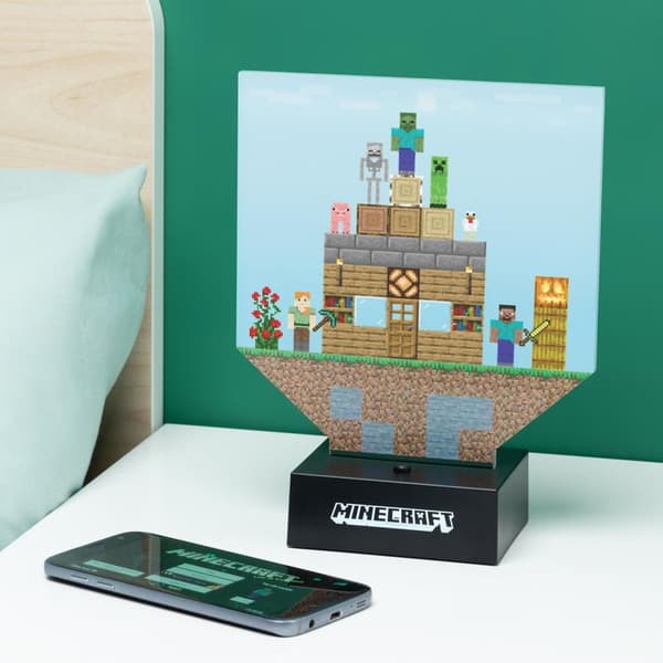 Lamppu Rakenna taso tarroilla - Minecraft
