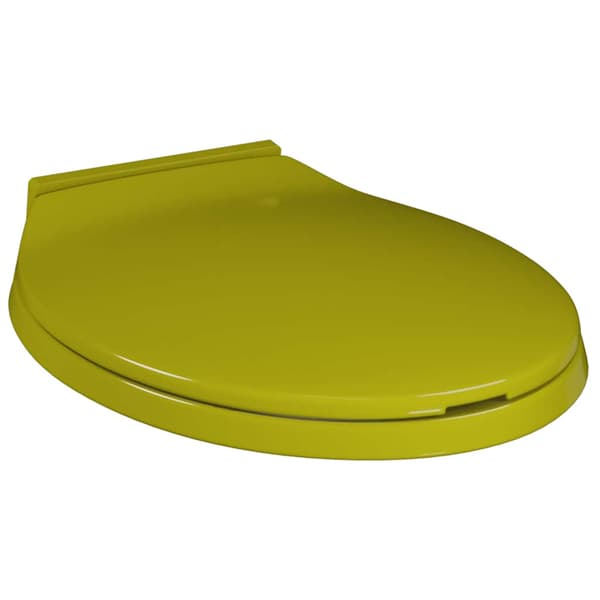 vidaXL Soft Close toiletsæde, grøn, oval