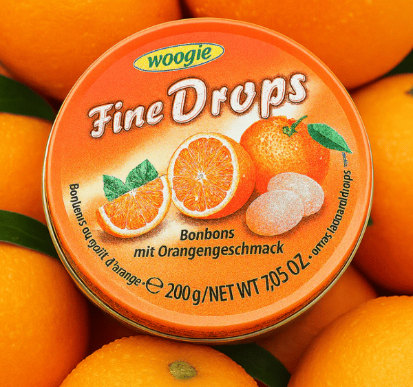 Woogie Orange slik på dåse 200g