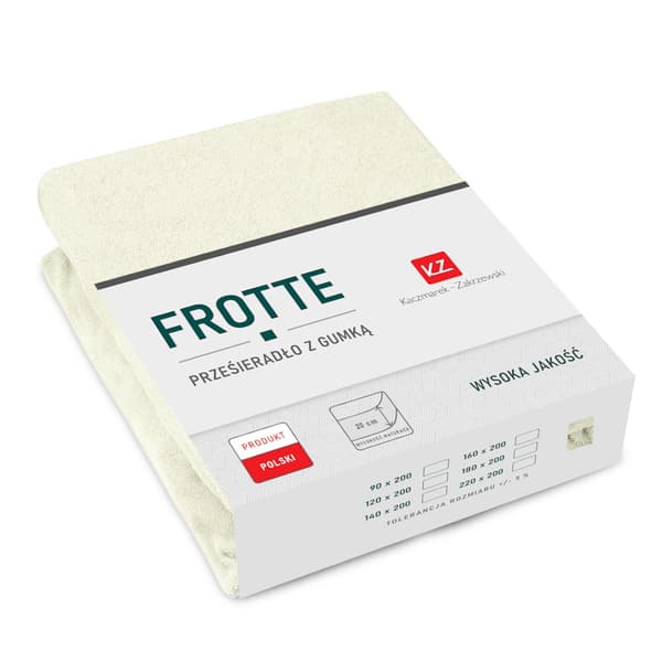 Frottélagen 90x200 ecru TYKT