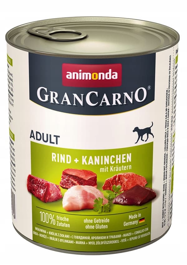 Animonda Grancarno vådfoder til voksne hunde 12 x 800 g