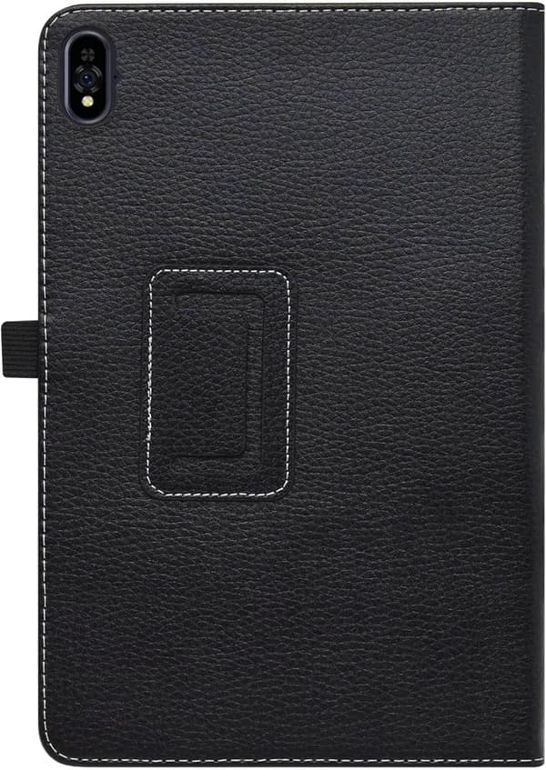 TABLET-ETUIS TIL CHUWI HIPAD PRO 10,8" ECO LÆDER SORT MAT MED STATIV