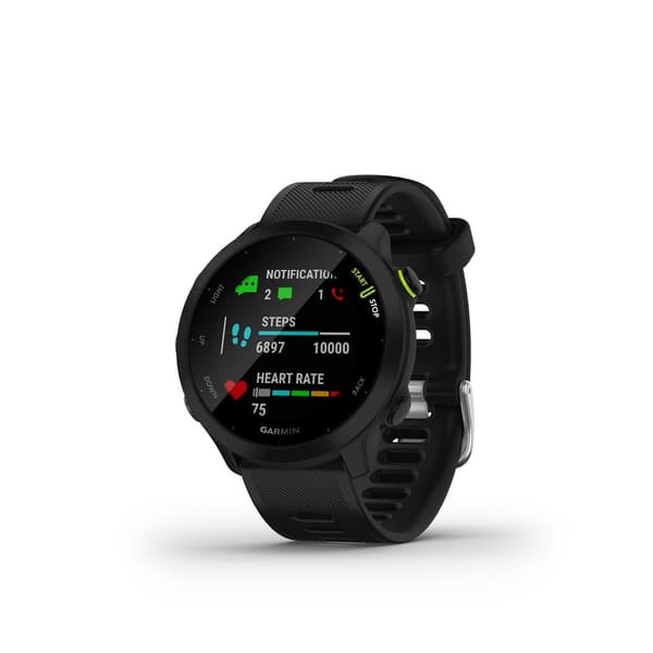 Garmin Forerunner 55 -urheilukello, musta, GPS, sykemittari
