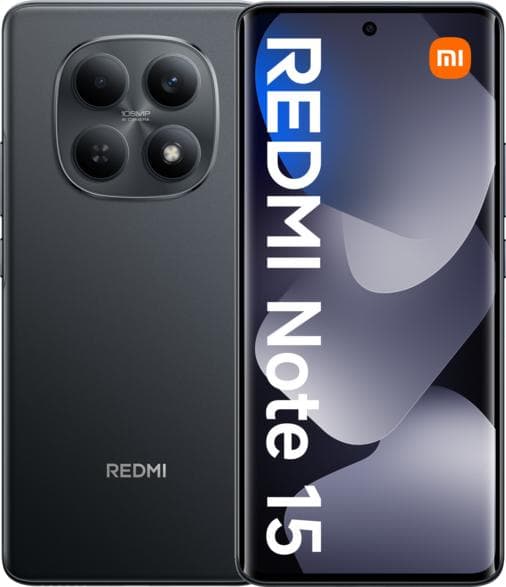 Smartphone XIAOMI Redmi Note 15 4G (LTE) 8 GB/ 256 GB Sort