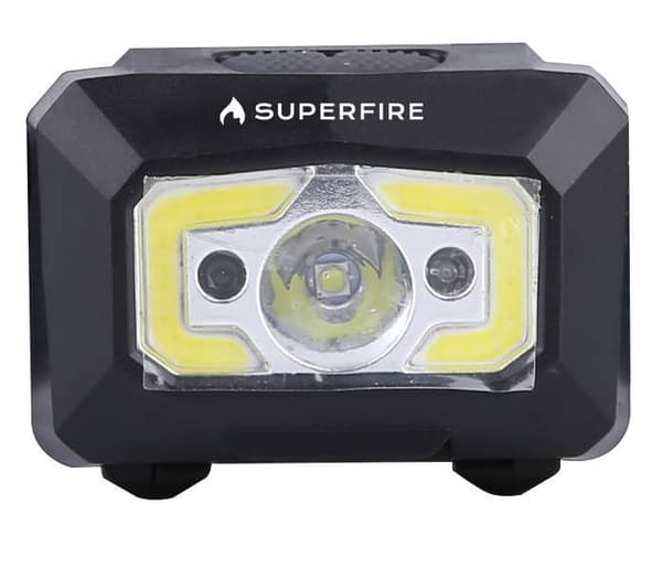 Superfire X30 -otsalamppu, 340lm, USB