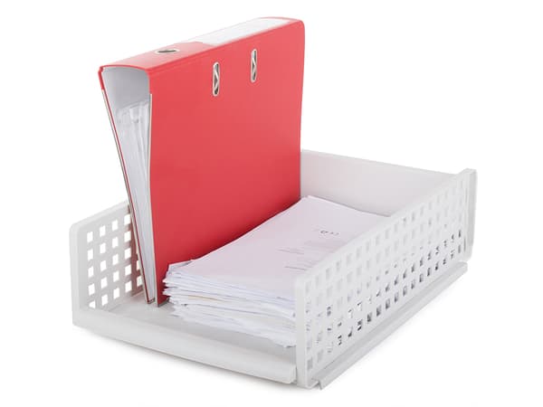 organizer til dokumenter mapper til kontoret hylde organizer foldbar hvid