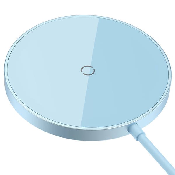 Baseus Simple Mini 3 15W magnetisk induktiv laddare (blå)