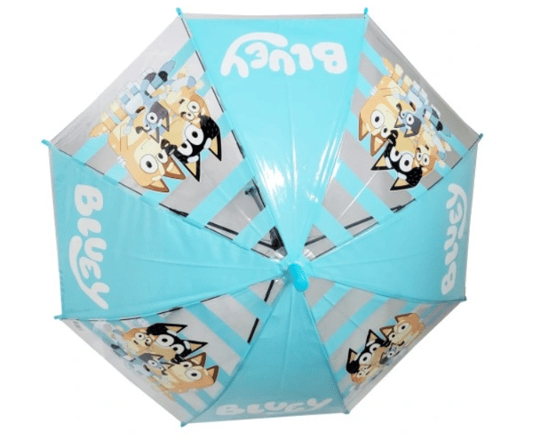 BLUEY Hund Barnparaply Ø 74 cm Transparent
