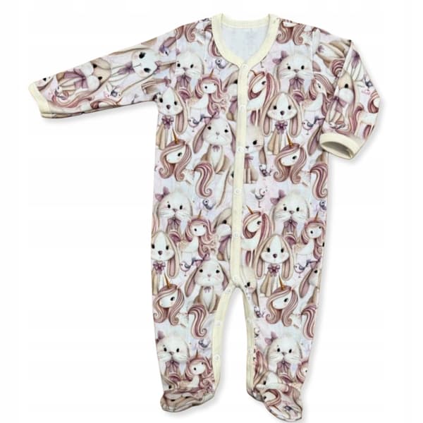 KLÄDER pyjamasset med hel dragkedja 98 för FLICKA ENHÖRNING
