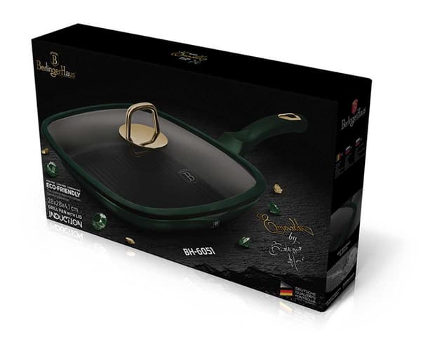 TITANIUM GRILLPANDE BERLINGER HAUS 28cm BH-6051 EMERALD