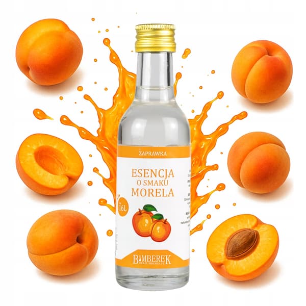 ABRIKOS-essens til 16L MEGET EFFEKTIV aroma til alkohol og vodka