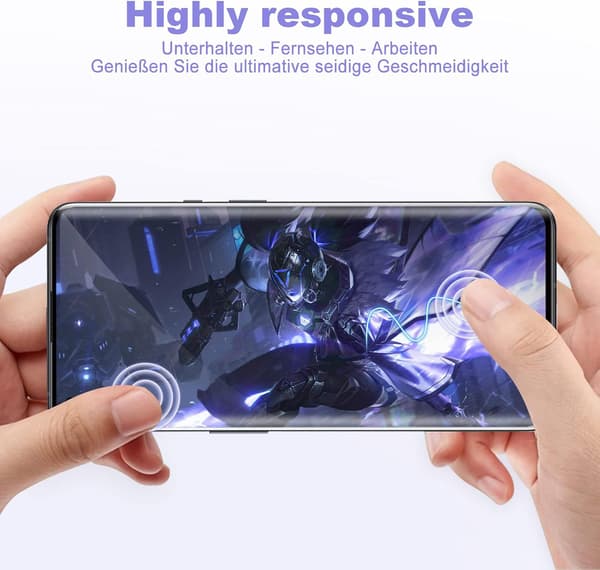 2x 9H HÄRDAT GLAS FÖR ONEPLUS 9 PRO RUNDADE SIDORNA + KAMERASKYDD