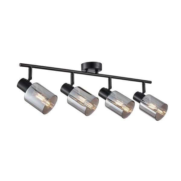 SANTIA 4 E14 FORLYGTE SORT ITALUX SPL-65342-4-BK-SG