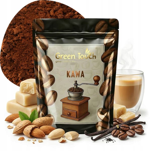 Malet kaffe smags marcipan mandel 200 g Green Touch