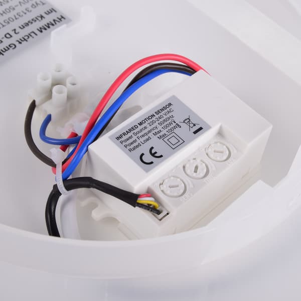 16W LED-lampe med bevægelsessensor | udvendig facade 4000K neutral