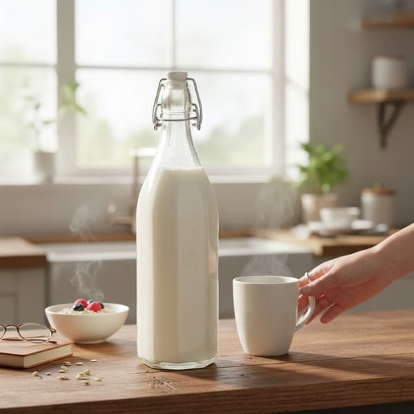 6x flaskor costolata 750ml med mekanisk kork Flaskor för tinkturer 6 st