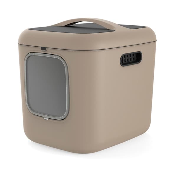 Rotho Vit XL Cappuccino Kattlåda, Modern Design