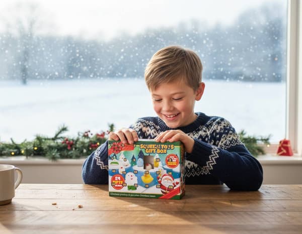 Squeezy Squishy Adventskalender - 24 overraskelser til børn
