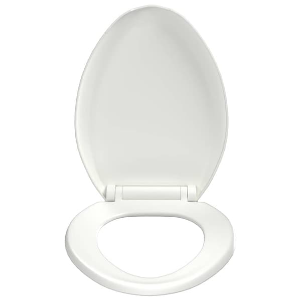 vidaXL Toalettsits, mjukstängande, med snabbkoppling, vit