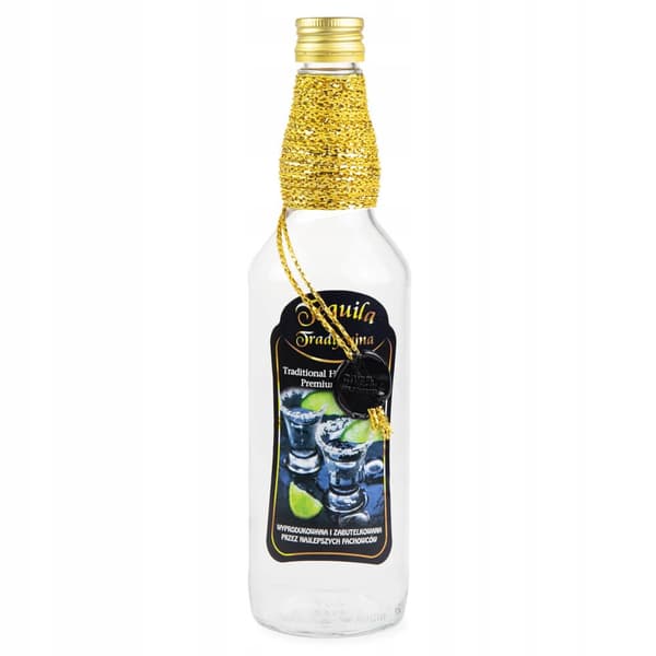Monopoly koristeltu pullo 500ml kotitekoista tequilaa