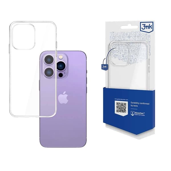 Apple iPhone 14 Pro Max - 3mk Gennemsigtigt Etui