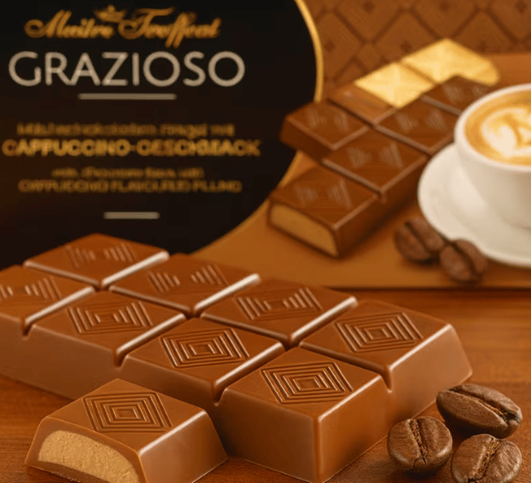 MaitreTruffout Grazioso Choklad med Cappuccinofyllning 100 g