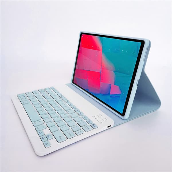 Bluetooth-tangentbordsfodral för Lenovo Tab P12 TB-370 (blå)
