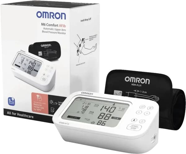 Omron M6 COMFORT AFIB blodtryksmåler til overarmen
