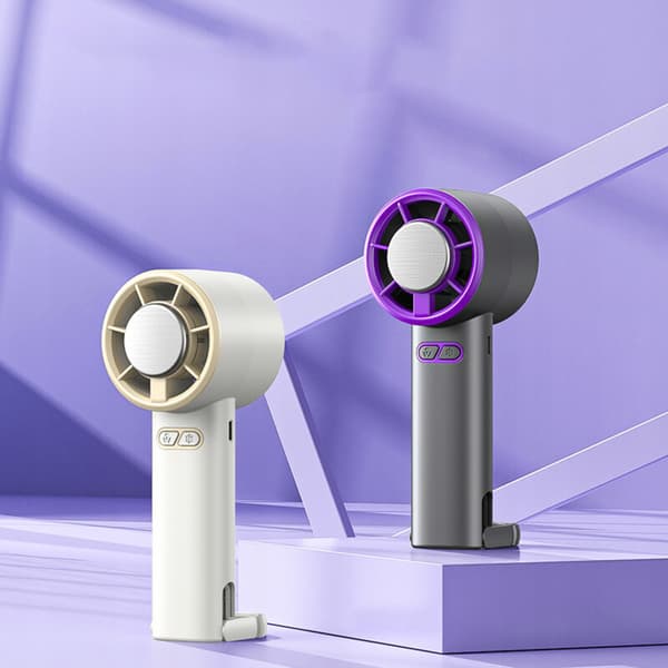Bærbar Skrivebordsventilator Foldbar Trådløs Kraftig USB