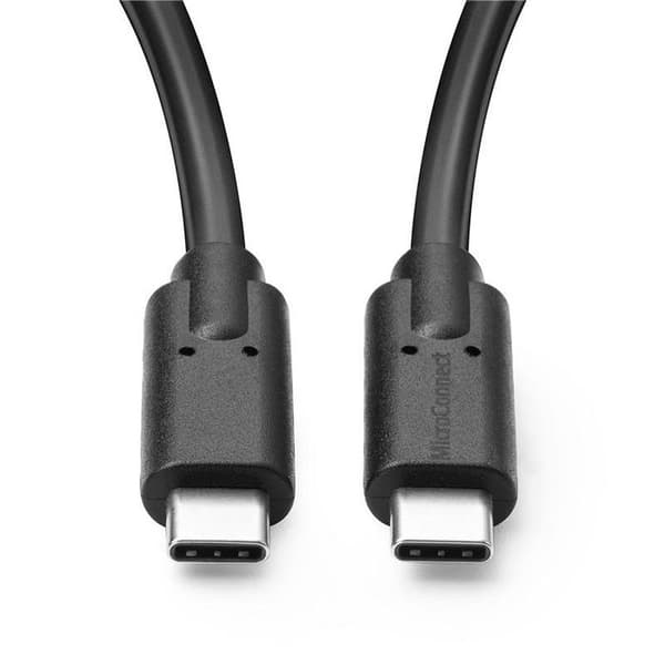 MicroConnect USB-C 3.2 Gen2-kabel svart. 2 m