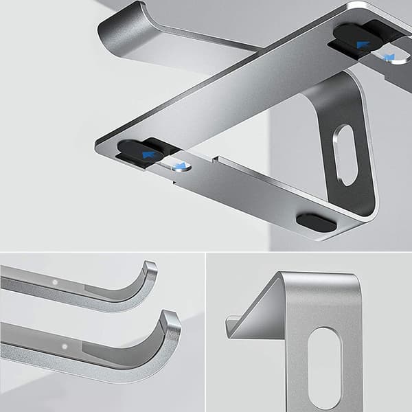 Crong AluBench - Laptopstativ i Aluminium (Sølv)