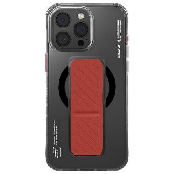 Skinarma-etui Axon iPhone 16 Pro 6.3 Magnetisk opladning + grebstativ sort/sort
