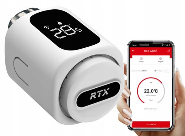 RTX termostathovedtermostat til WiFi TUYA Smart Radiator