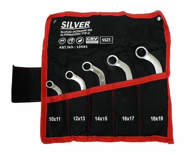 GENERATORNYCKLAR TYP C 5 ST SILVER