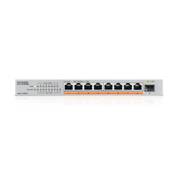 Switch Zyxel XMG-108HP-EU0101F 100W ohanterad